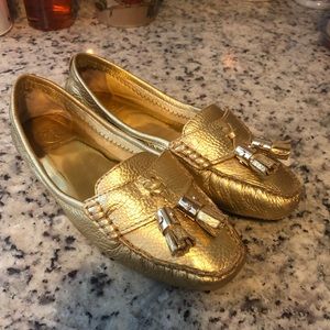 NWOT Tori Burch Lawrence Moccasins size 9
